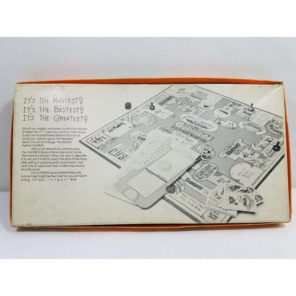 The Guinness Book Of World Records Game By Parker Brothers Complete Vintage